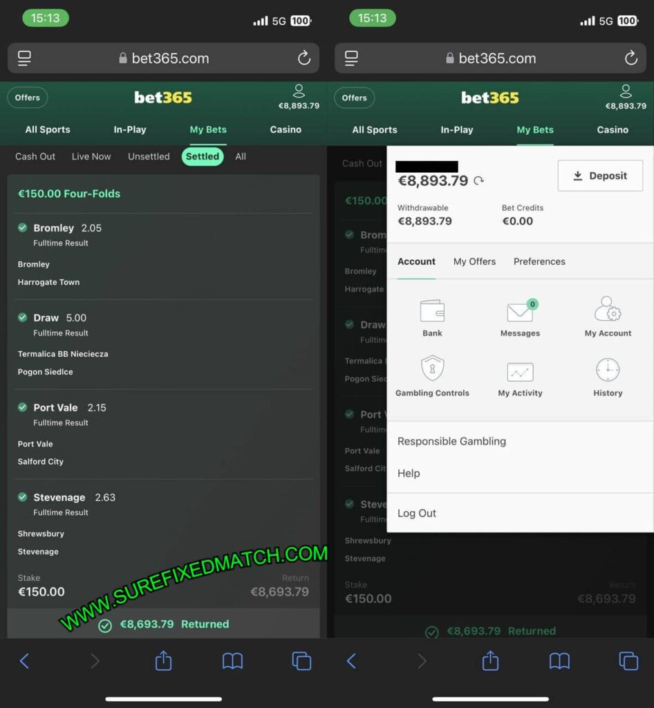 VIP COMBO FIXED MATCHES