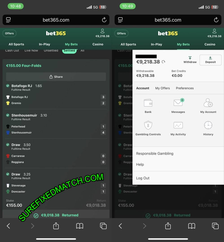 VIP FOOTBALL FIXED MATCHES 1X2