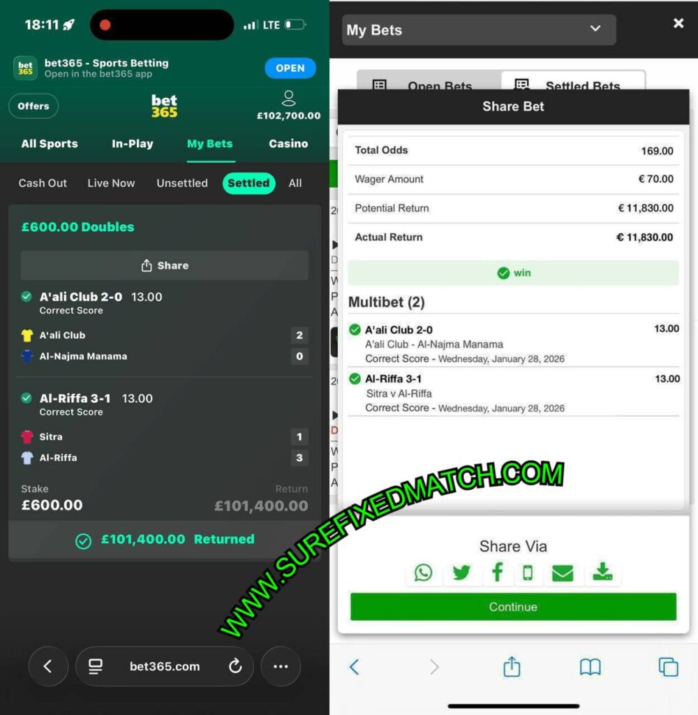 BET365 CORRECT SCORE FIXED MATCHES BET365 CORRECT SCORE FIXED MATCHES