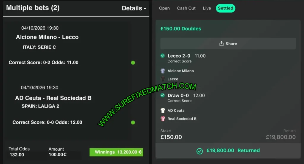 BETWAY SURE FIXED ODDS