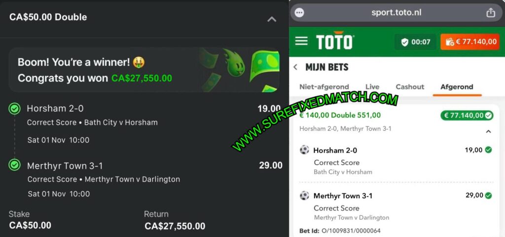 FANDUEL SURE FIXED MATCHES TIPS