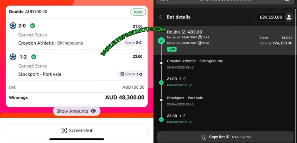 LIVESCOREBET CORRECT SCORE TIPS