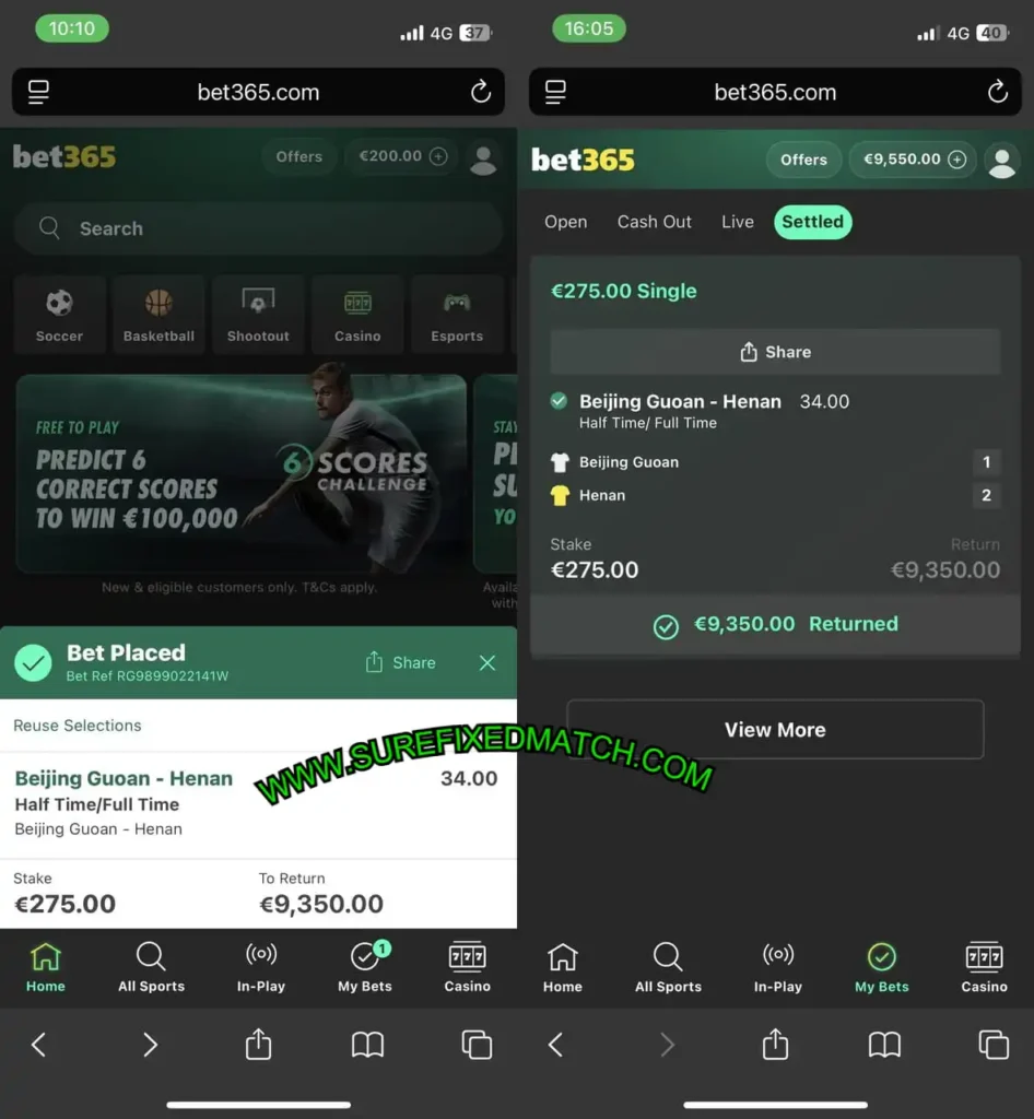 SECURE HALFTIME FULLTIME TIPS