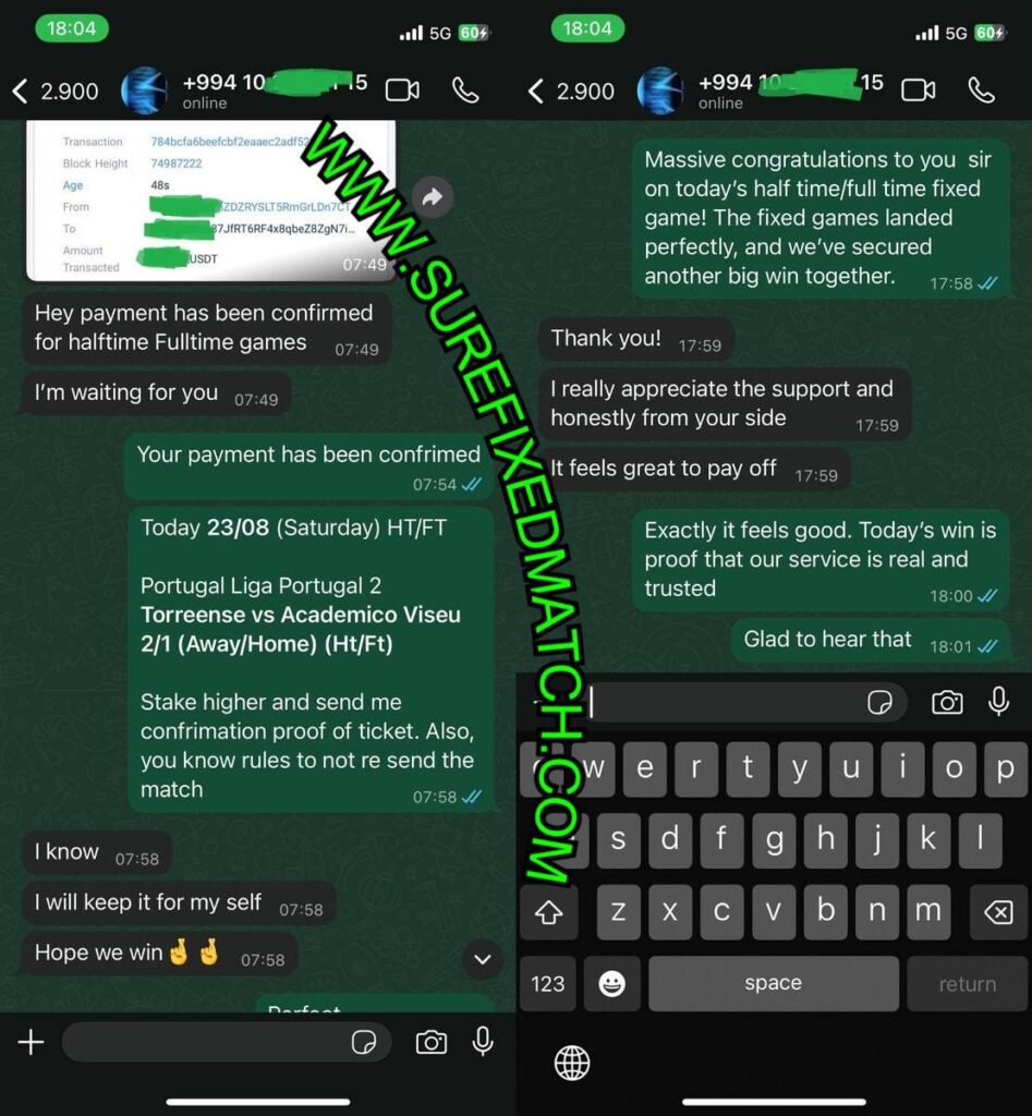 SURE FIXED MATCHES TIPS ON WHATSAPP