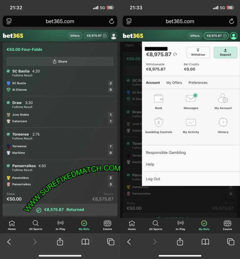 SURE FIXED TIPS COMBO 1X2