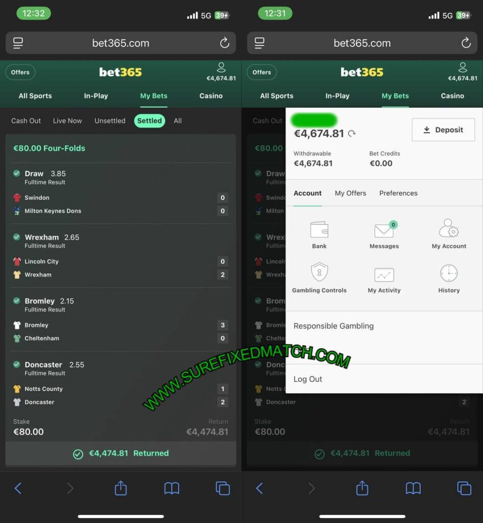 SURE FOOTBALL FIXED MATCHES TIPS