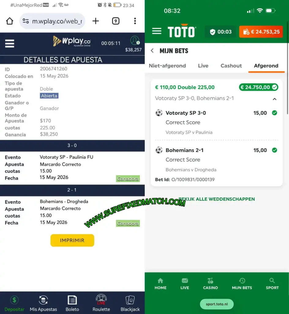 TOTO SPORTS FIXED TIPS 1X2