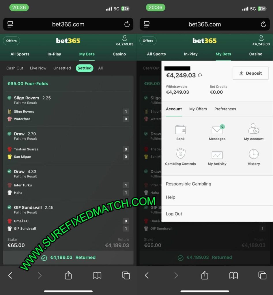 VIP SURE FIXED MATCHES TIPS 1X2