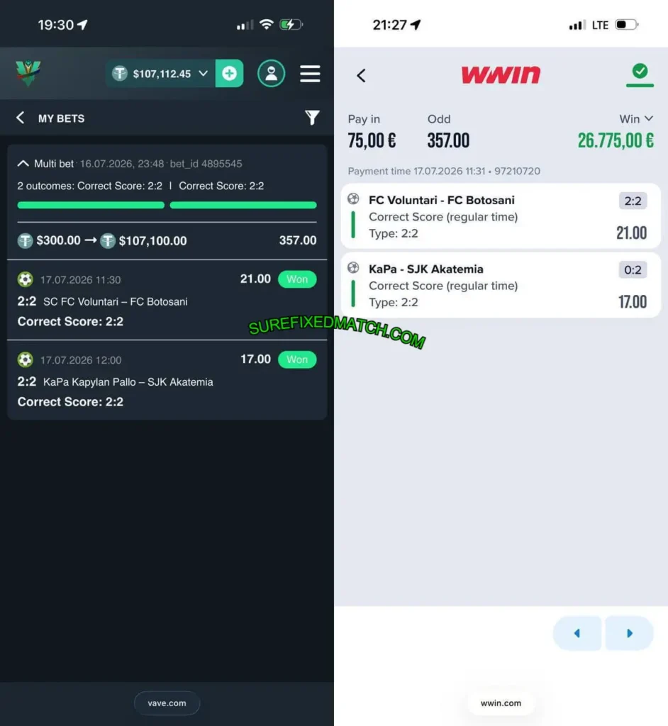 WWIN CORRECT SCORE BETTING MATCH WWIN CORRECT SCORE BETTING MATCH